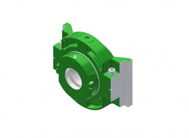 Split Cylindrical Roller Bearing Light Series Take-Up Unit, Push Type 